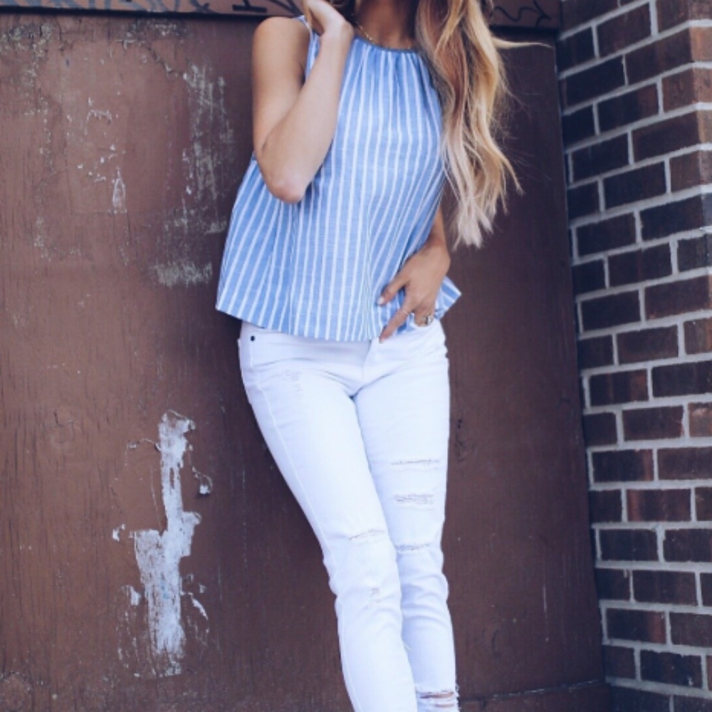 Last one Vici Cotton babydoll top - Picture 2 of 8